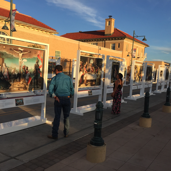 Museo Del Prado outdoor educational exhibit