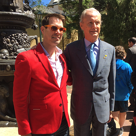 Chris O'Donnell with Spanish Ambassador